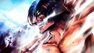 Erens Rampage  Attack on Titan English Dub with JAPANESE ROAR [upl. by Edmee]