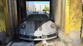 First bath  🛀🛁🙌💥😍❤️ Porsche 992 turboS [upl. by Faith816]