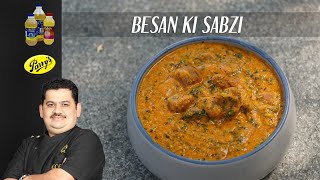 Venkatesh Bhat makes Besan ki Sabzi  Traditional north Indian besan ki sabji for roti poori [upl. by Namlas]