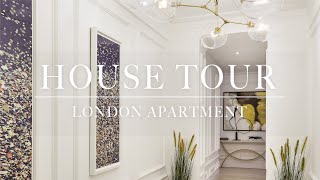 Central London Apartment  Luxury House Tour  Interior Design  Noor Charchafchi [upl. by Llednahc]