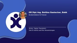 Ing Bettina Gastecker Bakk Bundesministerium für Finanzen [upl. by Dagnah]