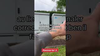 Mauvais branchement fibre optique 😱 fibreoptique connexion astuce dépannage [upl. by Ayikaz]