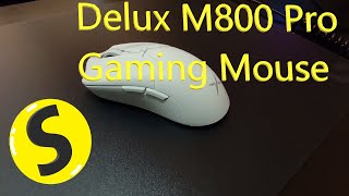 Delux M800Pro Gaming Mouse Review [upl. by Sivrat318]