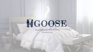 HGOOSE™  Hungarian Goose Down Bedding [upl. by Aratahc]