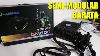 FONTE 600W SEMI MODULAR COM PREÇO DE 400W O QUE [upl. by Ymmat980]