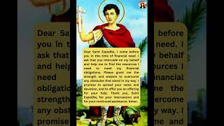 Powerful Prayers to Saint Expedite for Urgent Financial Miracles [upl. by Keenan618]