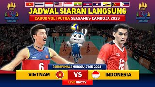 SIARAN LANGSUNG VOLI SEAGAMES 2023  Laga Semifinal Timnas Indonesia VS Vietnam seagames2023 [upl. by Akinas]