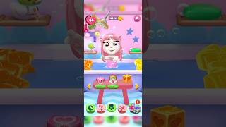 Angela cute funny🤩✨ funny cat usa games angela2game talkingangela2 angela2 animation top [upl. by Edison]