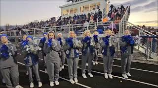 Edon Cheer amp Student Section November 1st Playoffs [upl. by Eilyr]