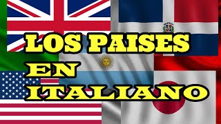 PAISES en italiano [upl. by Nilyarg]