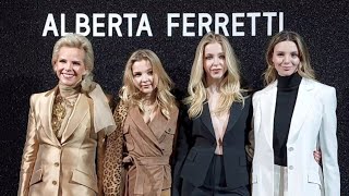 Milan Fashion Week 2024 Alberta Ferretti Guests Outfuts And Street Style [upl. by Shabbir]