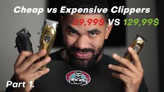 COMPARAISON TONDEUSES PAS CHÈRES LIPFISBARBERSHOP VS WAHL  UNBOXING MIROIR 360° LED  PARTIE 1 [upl. by Livi956]