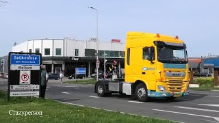 TRUCKRUN Spijkenisse 2024  Vertrek Toeterende Vrachtwagens [upl. by Ellehcyt]