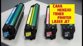 Cara mengisi toner printer laserjet yang mudah [upl. by Nitniuq]