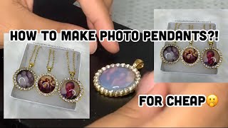 HOW TO MAKE PHOTO PENDANTS  TRENITY NAIJAH [upl. by Kalinda]