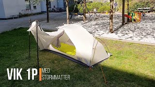 Naturehike VIK 1p tent with storm mat preview [upl. by Ruamaj]