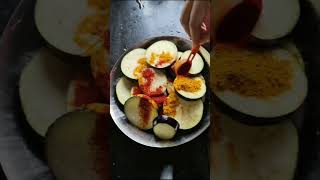 Simple Baingan Fry Recipe youtube shorts [upl. by Kistner255]