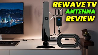 Rewave TV Antenna Review 2024 Guide to the Best Indoor TV Antenna in US [upl. by Ahseei]