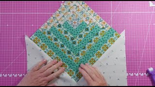 The Art Deco Wall Hanging Video Tutorial  featuring two designs of the Log Cabin block [upl. by Christianson]