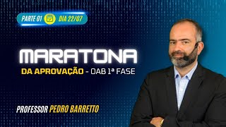 MARATONA DA APROVAÇÃO I  OAB 1ª FASE [upl. by Nevets]