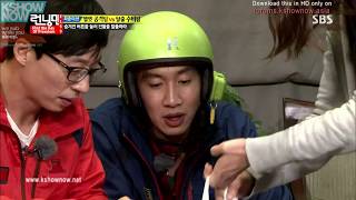 Yoo Jae Suk and Gary Tease Kwang Soo with Food  ep 169 Running Man [upl. by Radley]