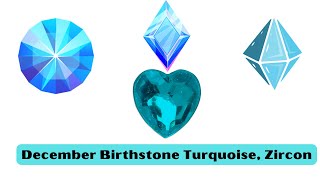 Turquoise and Zircon December Birthstones Unveiled [upl. by Verla]