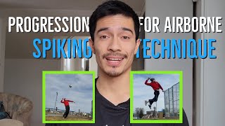 Progression To Improve Your Spiking Technique In The Air [upl. by Nahamas]