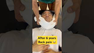 After 6 years pain 🥹chiropractor chiropractic relaxing massage massagetherapy therape [upl. by Sanbo]