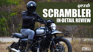 Yezdi Scrambler Detailed Review [upl. by Kinata]