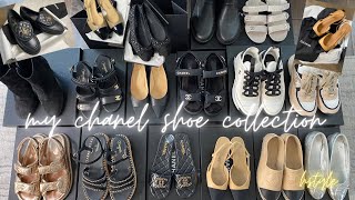 CHANEL SHOE COLLECTION 2023  H STYLE   4 NEW UNBOXINGS 🤍🤍🤍 REVIEW amp REVEALS ✨👠샤넬 신발 컬렉션 amp 언박싱 [upl. by Treblig]