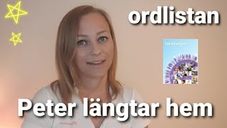 Peter längtar hem  ordlistan [upl. by Anolahs]