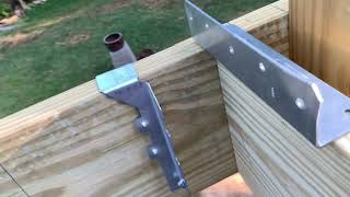 Deck joist and hanger install tips [upl. by Ybbil]