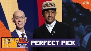 INSTANT REACTION to Suns PERFECT First Round Of NBA Draft [upl. by Zerat]