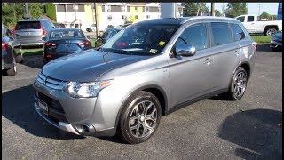 SOLD 2015 Mitsubishi Outlander GT SAWC Walkaround Start up Tour and Overview [upl. by Bain]