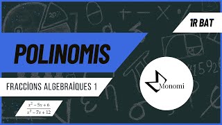 POLINOMIS  Exercicis  Fraccions algebraiques 1 4t ESO  1r BAT [upl. by Ahsek]