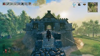 Chill Valheim Base Building video V 02106 [upl. by Ahsinelg]