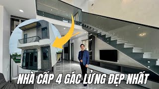 Mẫu Nhà Cấp 4 Gác Lửng quotĐẹp Nhấtquot GÒ CÔNG  TIỀN GIANG  Nhà Đẹp [upl. by Asiruam]