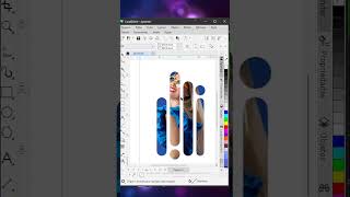 Faça esse design em fotos no seu corel draw [upl. by Aisya]