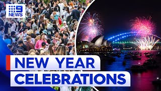 New Year’s Eve celebrations across the country  9 News Australia [upl. by Peterman]