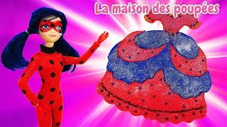 Poupée LadyBug en français pour enfants Robe de la pâte à modeler Play Doh [upl. by Elder664]