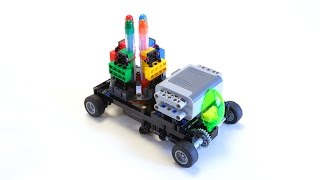 Decorated Line Machine  LEGO Technic [upl. by Showker]