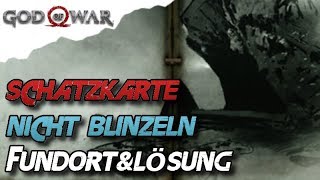 God of War 4  Schatzkarte Nicht Blinzeln Fundort amp Lösung DeutschGerman  God of War Guide [upl. by Ilenna161]