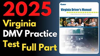 Virginia DMV Permit Practice Test  Full Part  USA DMV Permit Practice Test [upl. by Kcirdde]