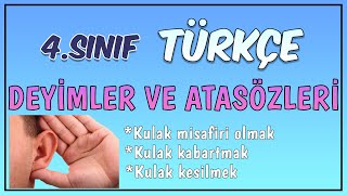 Deyimler ve Atasözleri  4 Sınıf Türkçe [upl. by Creight]