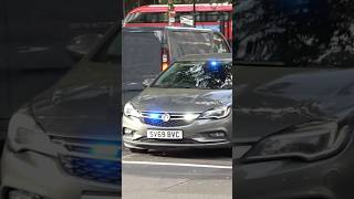 Unmarked Metropolitan Police Surge Vauxhall Astra responding in Euston police london euston met [upl. by Garbe76]