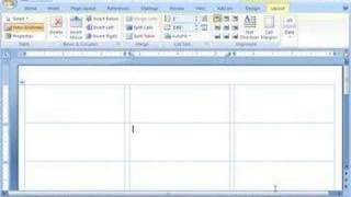 Word 2007 Demo Part 1 Create mailing labels [upl. by Nhguaved718]