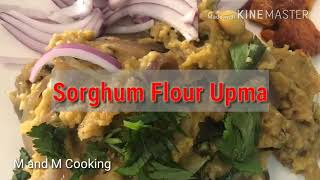 Sorghum flour upma  जूवार पिठ उपमा  gluten free upma  Indian recipe  breakfast recipe [upl. by Aizirtap]