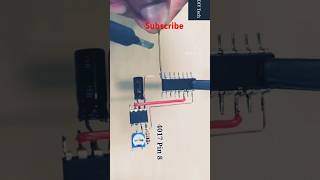 Diy 💡 🤯LED chaser circuit using CMOS IC CD4017 Logic Counter 20 LEDs and NE555 timer diy reels [upl. by Krum]