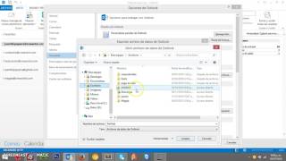 Exportar backup de correo en outlook  CREASOTOL [upl. by Zil]