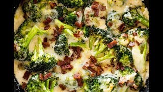 Creamy Broccoli Low Carb Keto [upl. by Sirej990]